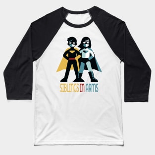 Guardians Together: Sibling Superhero Squad Baseball T-Shirt